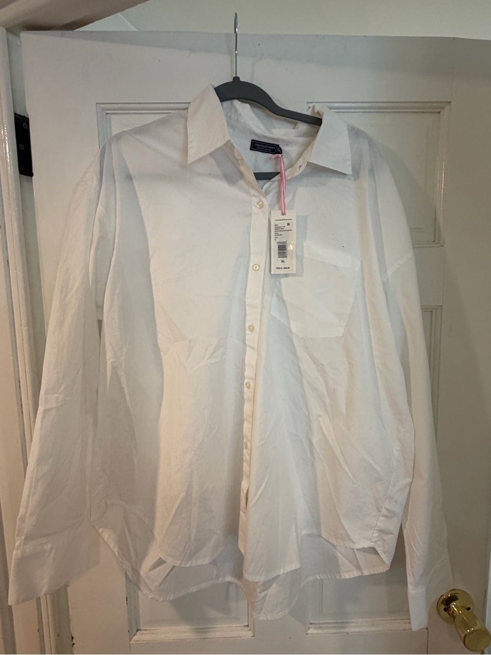 Vineyard Vines White women  uDress Shirt - Long Sleeve